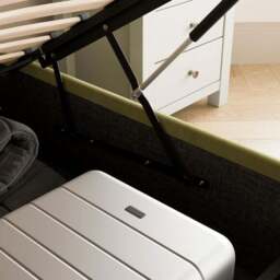 Maylee Velvet Ottoman Bed Frame - thumbnail 5