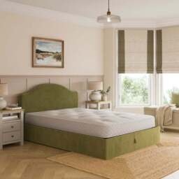 Maylee Velvet Ottoman Bed Frame - thumbnail 2
