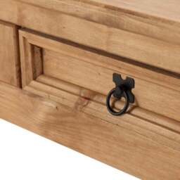 Corona Coffee Table with Drawer, Pine - thumbnail 2