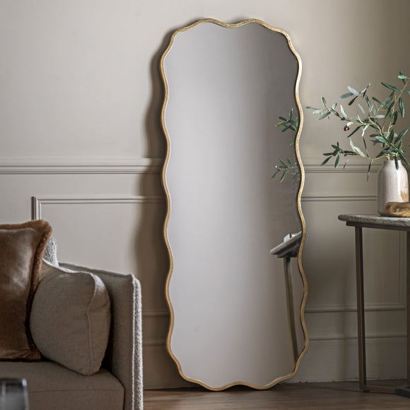 Eula Wavy Rectangle Full Length Leaner Mirror - image 1
