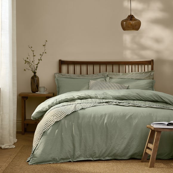 Yard Hebden Washed Cotton Duvet Cover & Pillowcase Set - image 1