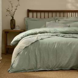 Yard Hebden Washed Cotton Duvet Cover & Pillowcase Set - thumbnail 4