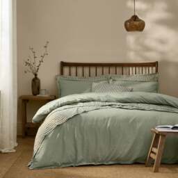 Yard Hebden Washed Cotton Duvet Cover & Pillowcase Set - thumbnail 1