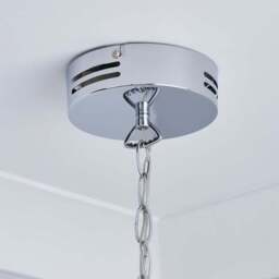 Marie Therese Chrome Integrated LED 5 Light Chandelier - thumbnail 4