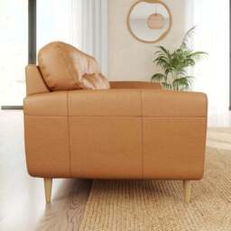 Sven Vintage Leather 3 Seater Sofa - thumbnail 2
