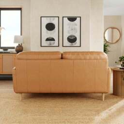 Sven Vintage Leather 3 Seater Sofa - thumbnail 3