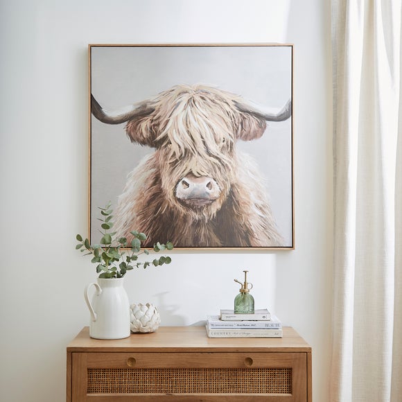 Highland Cow Framed Canvas - image 1
