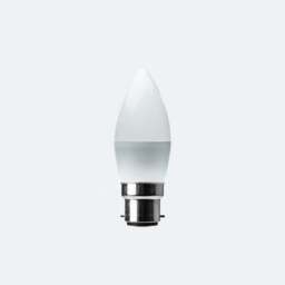 Set of 2 Status 5.5W Day Light Pearl BC Candle Bulbs - thumbnail 3