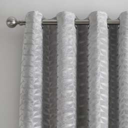 Curtina Kendal Jacquard Eyelet Curtains - thumbnail 1
