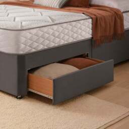 Silentnight Divan Set with Merlin Headboard and 800 Pocket Spring Memory Foam Mattress - thumbnail 4