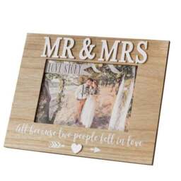 Love Story Mr & Mrs Photo Frame - thumbnail 2