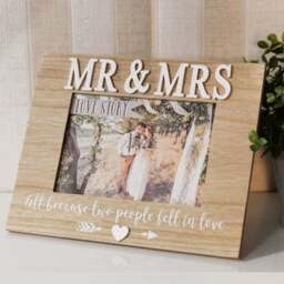 Love Story Mr & Mrs Photo Frame - thumbnail 1
