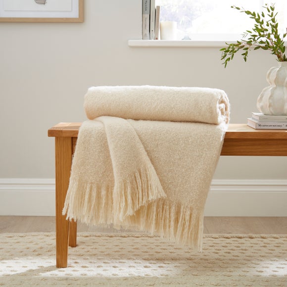 Brushed Boucle Throw Blanket - image 1