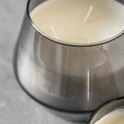 Set of 2 Black Tea and Bergamot Multi Wick Smoked Candles - thumbnail 3