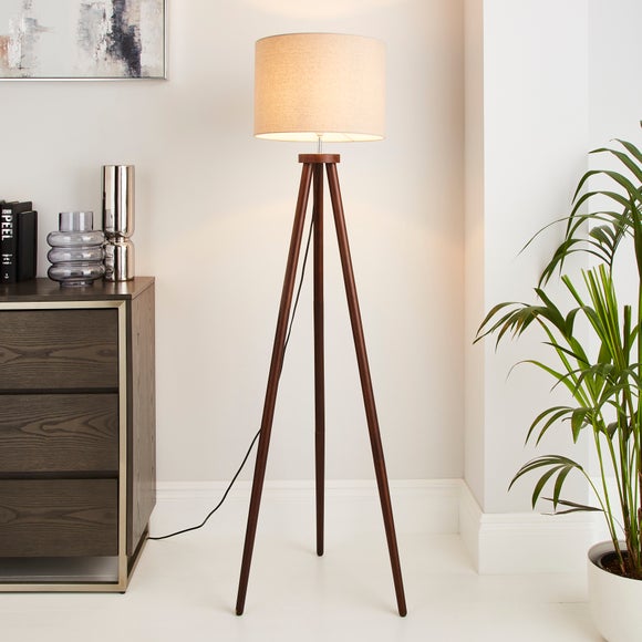 Jandia Wooden Tripod Floor Lamp - image 1