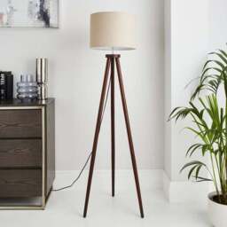 Jandia Wooden Tripod Floor Lamp - thumbnail 2