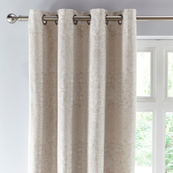 Boho Patchwork Eyelet Curtains - image 1