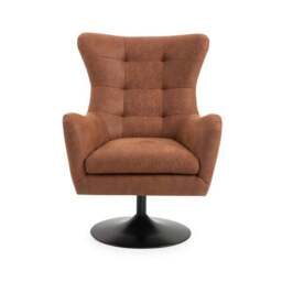 Roan Microsuede Swivel Chair - thumbnail 2
