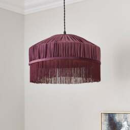 Alessia Velvet Pleated Lamp Shade - thumbnail 1