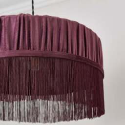 Alessia Velvet Pleated Lamp Shade - thumbnail 4