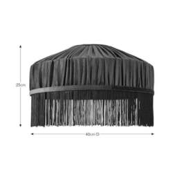 Alessia Velvet Pleated Lamp Shade - thumbnail 5
