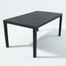 Trabella Salerno Grey Rectangular Table - thumbnail 2
