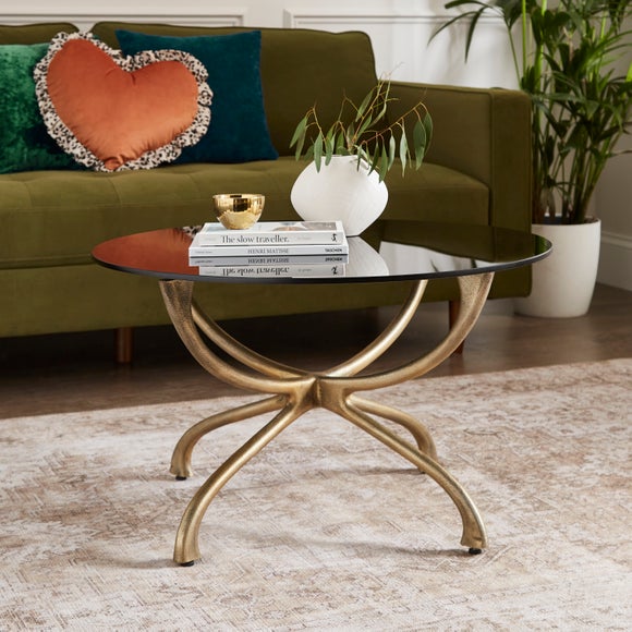 Nora Round Metal Coffee Table - image 1