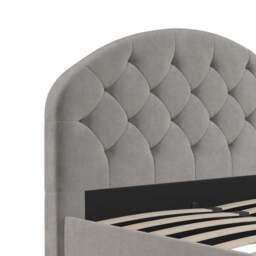 Aspen Upholstered Bed Frame, Velvet - thumbnail 6