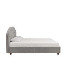 Aspen Upholstered Bed Frame, Velvet - thumbnail 2