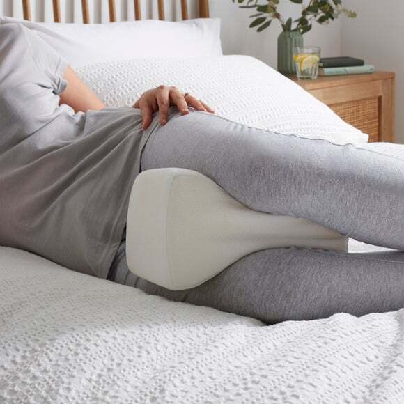 Knee Wedge Memory Foam Medium-Support Pillow Dunelm