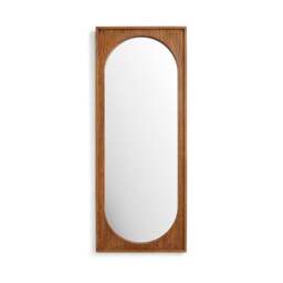 Khari Mango Wood Rectangle Full Length Leaner Mirror - thumbnail 3