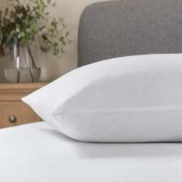 Pack of 2 Soft Cotton Back Sleeper Pillows - thumbnail 3