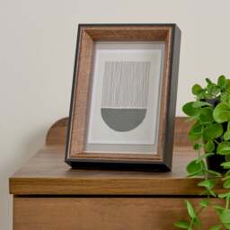 Fulton Natural and Black Photo Frame - thumbnail 1