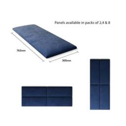Aspire EasyMount Plush Velvet Upholstered Wall Panels - thumbnail 5