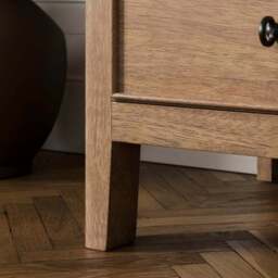 Portland Double Wardrobe, Mango Wood - thumbnail 6