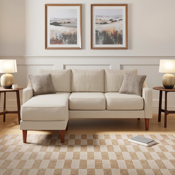 Hugo Flatweave 3 Seater Corner Chaise Sofa - image 1