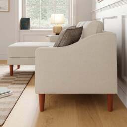 Hugo Flatweave 3 Seater Corner Chaise Sofa - thumbnail 2