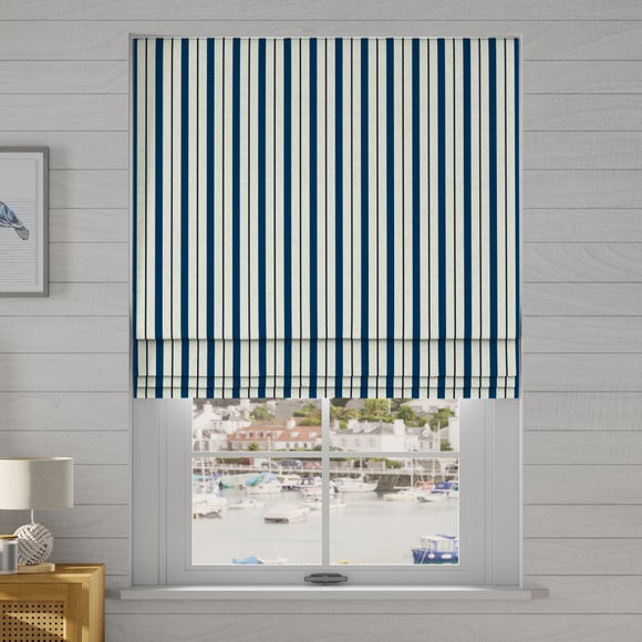 Coastal Seaton Stripe Made to Measure Roman Blind - image 1