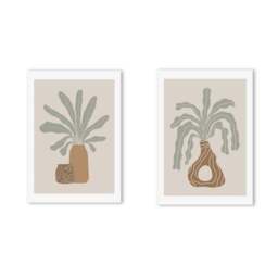 Set of 2 East End Prints Modern Vase Framed Prints - thumbnail 2