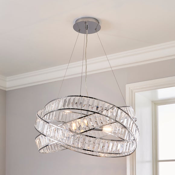 Lilia 3 Light Jewel Semi Flush Ceiling Light - image 1