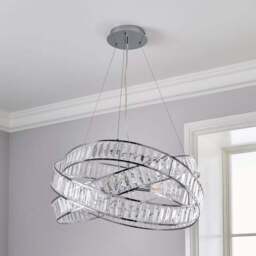 Lilia 3 Light Jewel Semi Flush Ceiling Light - thumbnail 2