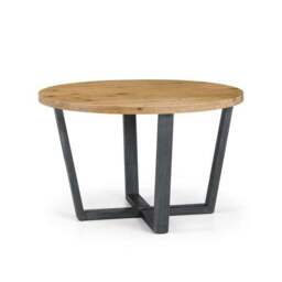 Brooklyn 4 Seater Round Dining Table with 4 Monroe Chairs, Solid Oak - thumbnail 2