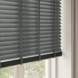 Made To Measure 63mm Slats Charcoal Taped Venetian Blind - thumbnail 4