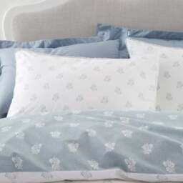 Bianca Esme Floral 200 Thread Count 100% Cotton Duvet Cover & Pillowcase Set - thumbnail 2