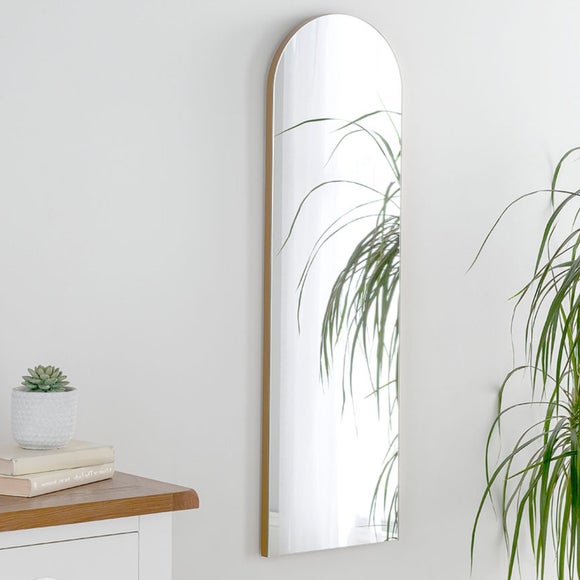 Yearn Arched Narrow Full Length Wall Mirror - image 1