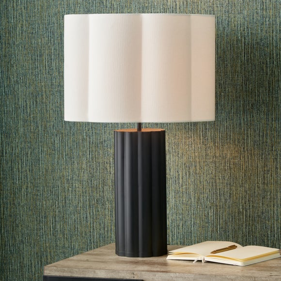Bloom Handloom Scalloped Cylinder Lamp Shade - image 1
