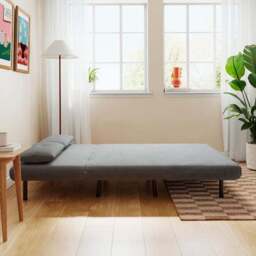 Phoebe Velvet Small Double 2 Seater Sofa Bed - thumbnail 3