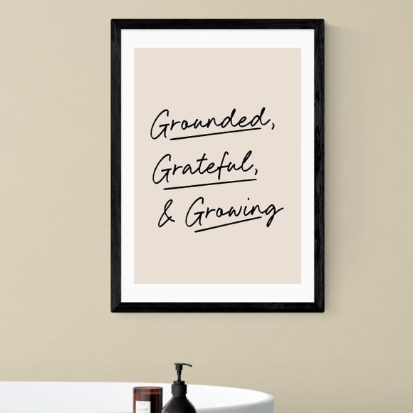 East End Prints Grounded, Grateful, & Growing Print - image 1
