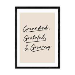 East End Prints Grounded, Grateful, & Growing Print - thumbnail 2