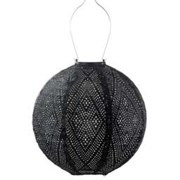 Fallen Fruits Medium Round Ikat Solar Lantern